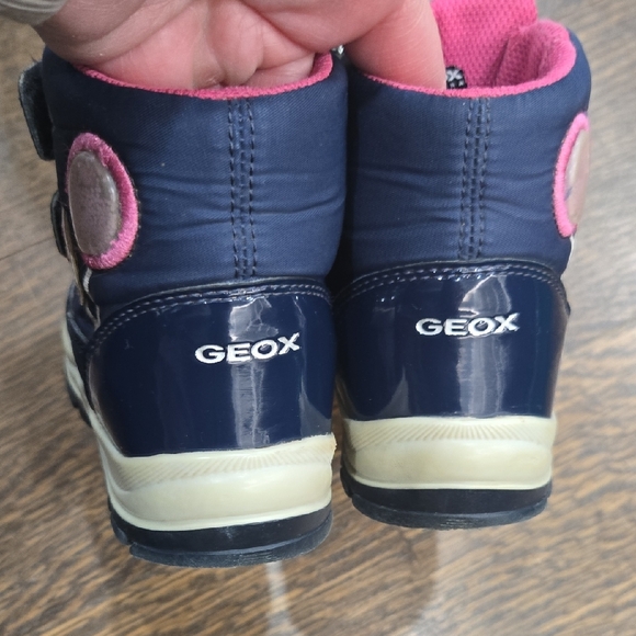 Geox Kids' Blue and Pink Boots - Picture 3 of 5